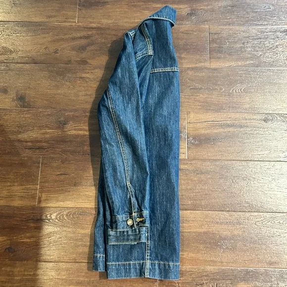 BOGO FREE Forever 21 size medium long denim jacket - Picture 2 of 5